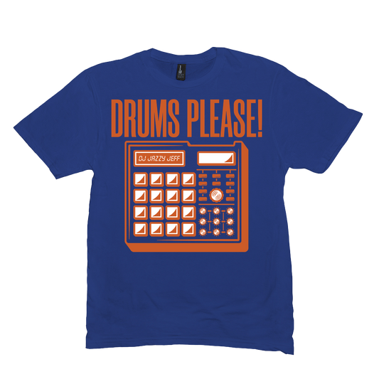 Drums Please Tee - Royal Blue