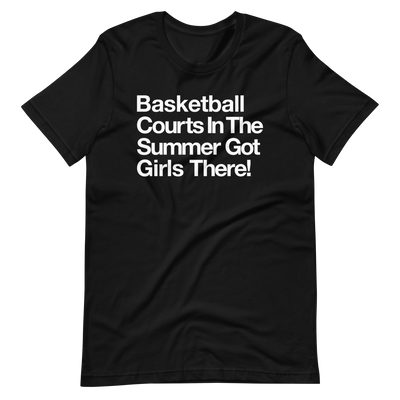 BASKETBALL COURTS IN THE SUMMER GOT GIRLS THERE!