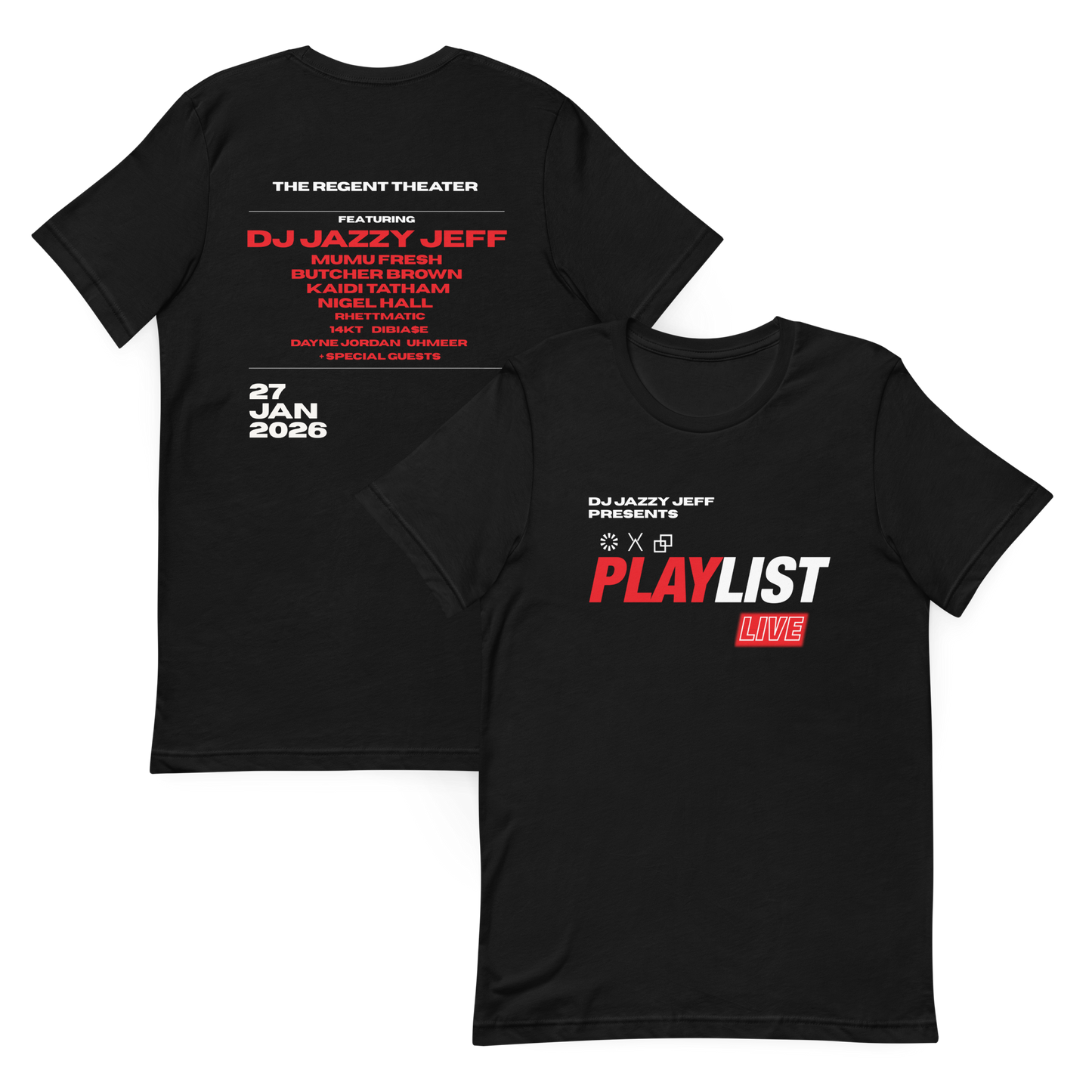 Exclusive PLAYLIST Live Collectors T-Shirt