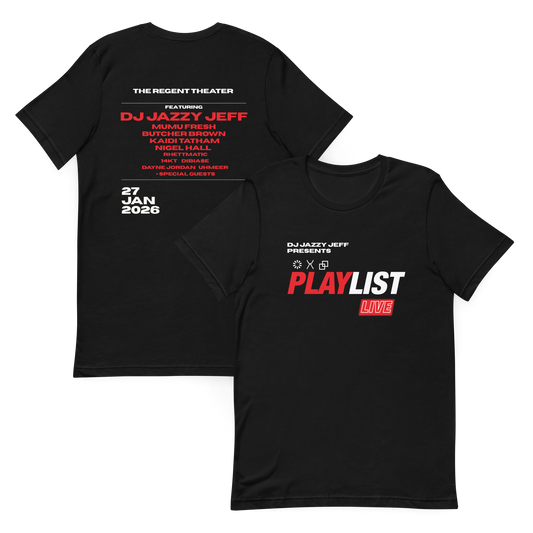 Exclusive PLAYLIST Live Collectors T-Shirt
