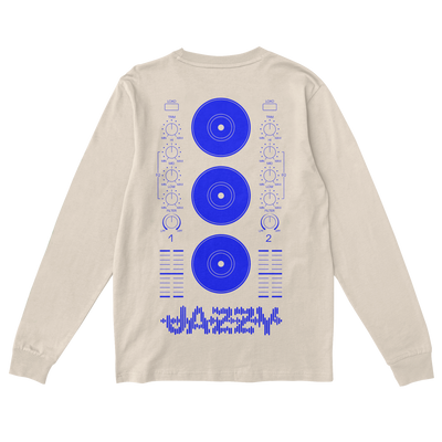 Blue Equalizer Jazzy Long Sleeve Tee