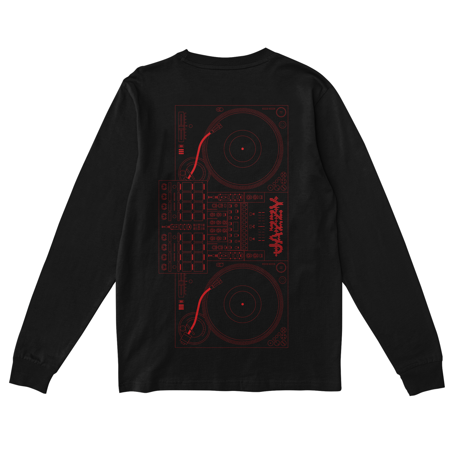 DJ Jazzy on Deck Long Sleeve Tee