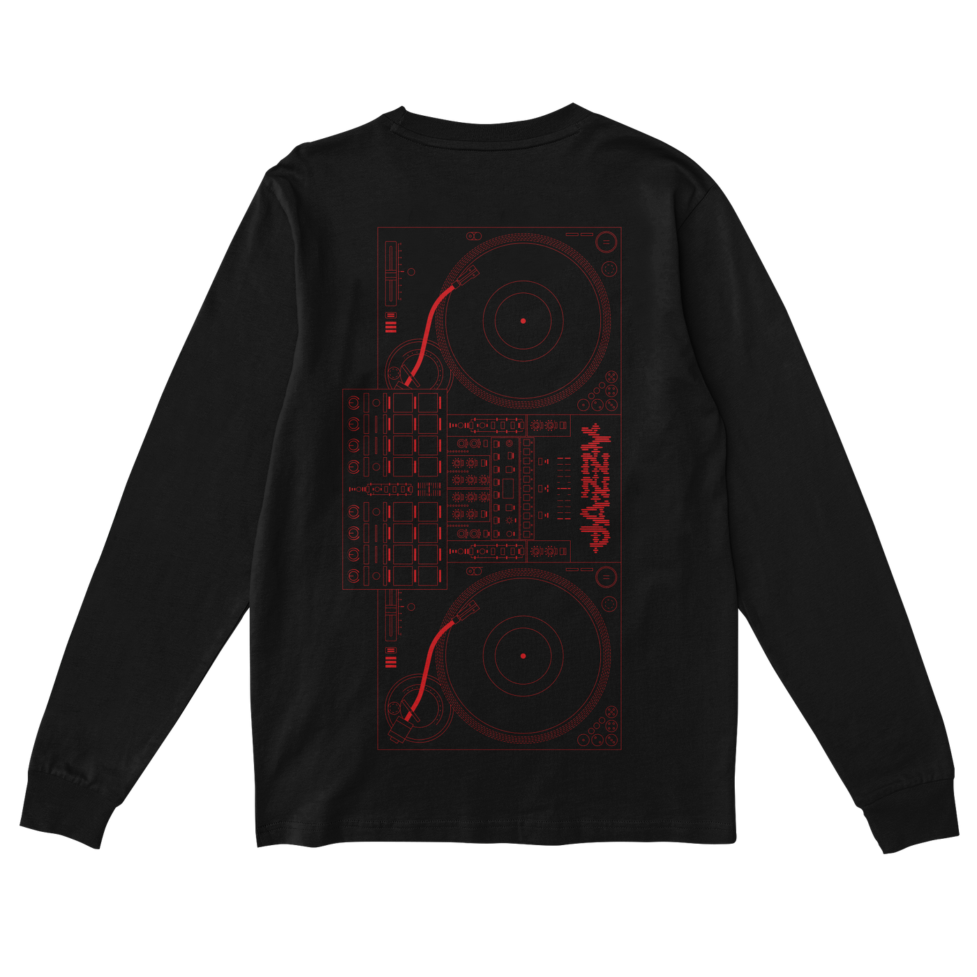 DJ Jazzy on Deck Long Sleeve Tee