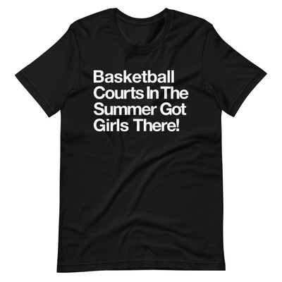 BASKETBALL COURTS IN THE SUMMER GOT GIRLS THERE!